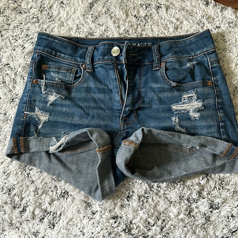 American eagle high rise shorts